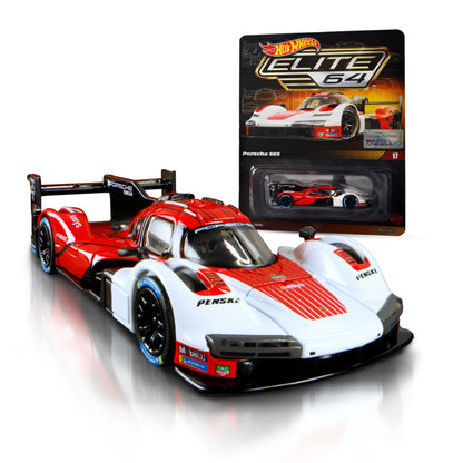 Hot Wheels Elite 64 Porsche 963, 1:64 scale car, Inspired in part by the legendary Porsche racers of the ‘80s, for Collectors, JCP46