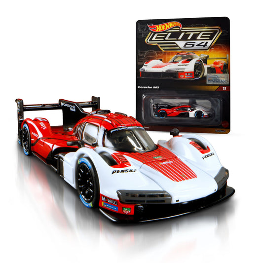 Hot Wheels Elite 64 Porsche 963, 1:64 scale car, Inspired in part by the legendary Porsche racers of the ‘80s, for Collectors, JCP46
