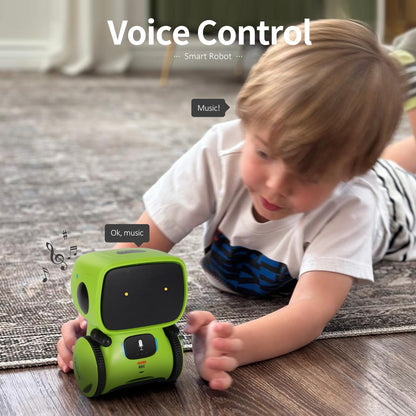 GILOBABY Interactive Smart Robot Toys, Intelligent Robot for Kids, Children Girls & Boys Robotic 3 Years Old Up, Voice Control & Touch Sense, Dance & Sing & Walk, Recorder & Speak Like You