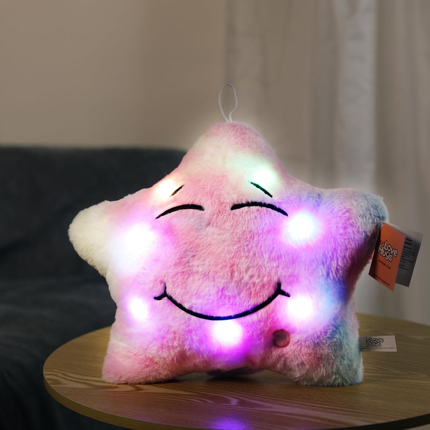 LoveHugs Musical Star Teddy Sensory Light - Sensory Toys For Autism - Sleep Aid For Kids - Light Up Toys Sensory Twinkle Twinkle Little Star Toy
