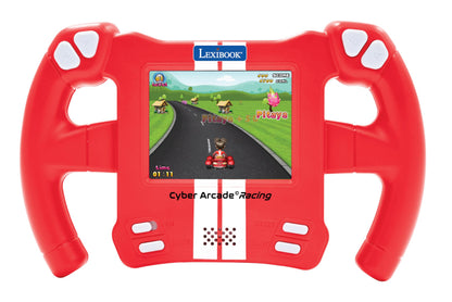 Lexibook, Cyber Arcade, Motion Console, 30 racing, action and puzzle games, Control by tilting, Red, JL3150