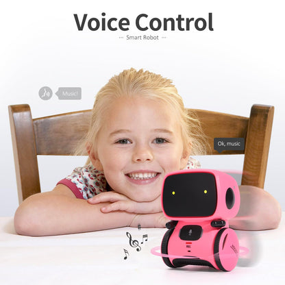GILOBABY Interactive Smart Robot for Kids, Intelligent Children's Robotic Toy 3 Years Old Up, Voice Control & Touch Sense, Dance, Sing, Walk, Record & Speak Like You