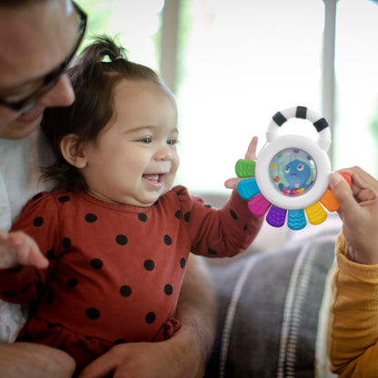 Baby Einstein Outstanding Opus The Octopus sensory rattle and teether toy for babies, BPA-free and chillable, suitable for 3 months and up
