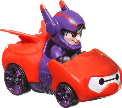 Hot Wheels RacerVerse, Set of 4 Die-Cast Disney Toy Cars Optimized for Hot Wheels Track with Popular Disney Characters as Drivers, HKD31