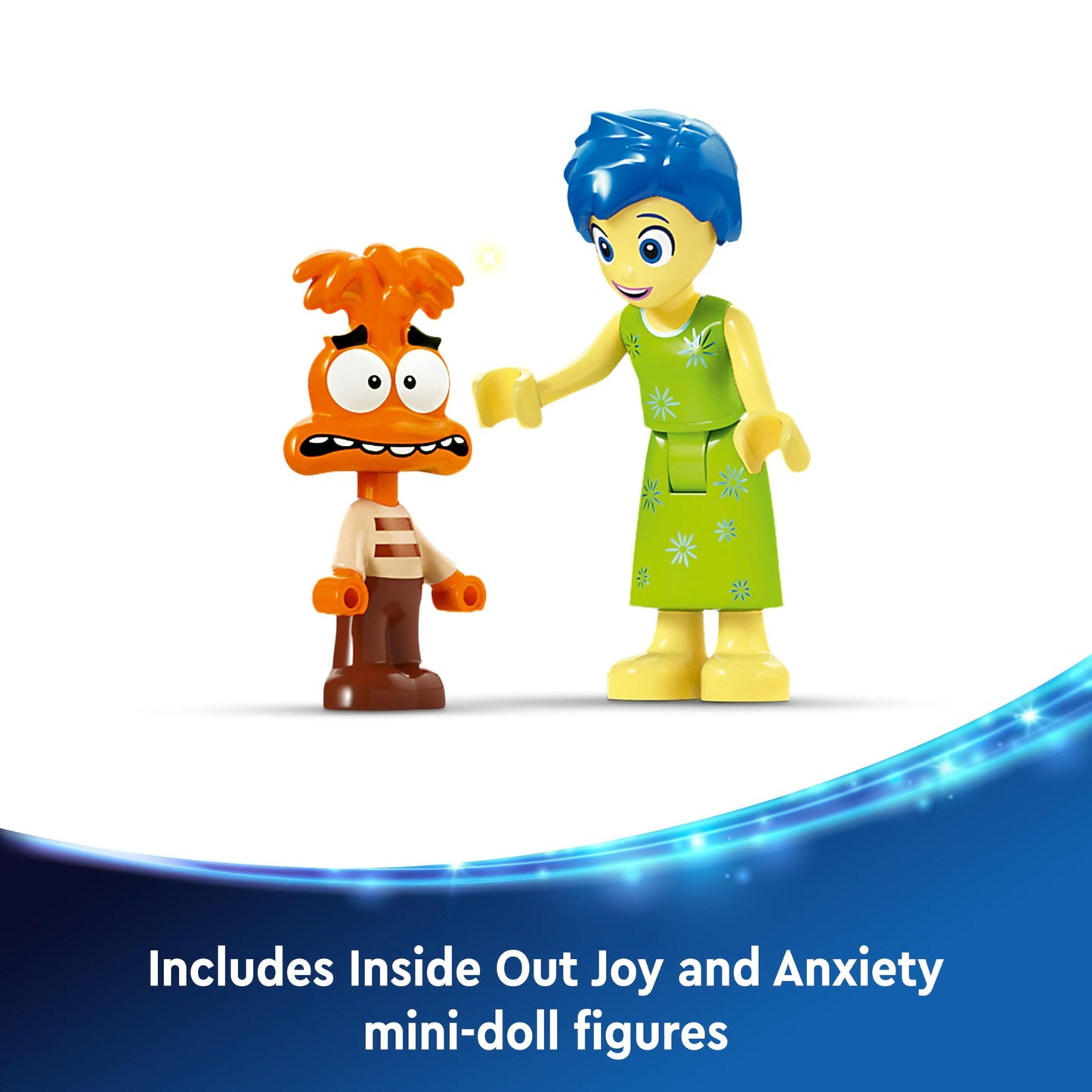 LEGO Disney Pixar Inside Out 2 Mood Cubes Playset, Building Toy for 9 Plus Year Old Girls & Boys, Includes Character Mini-Doll Figures from the Film, Fun Gift to Share Emotions like Joy 43248