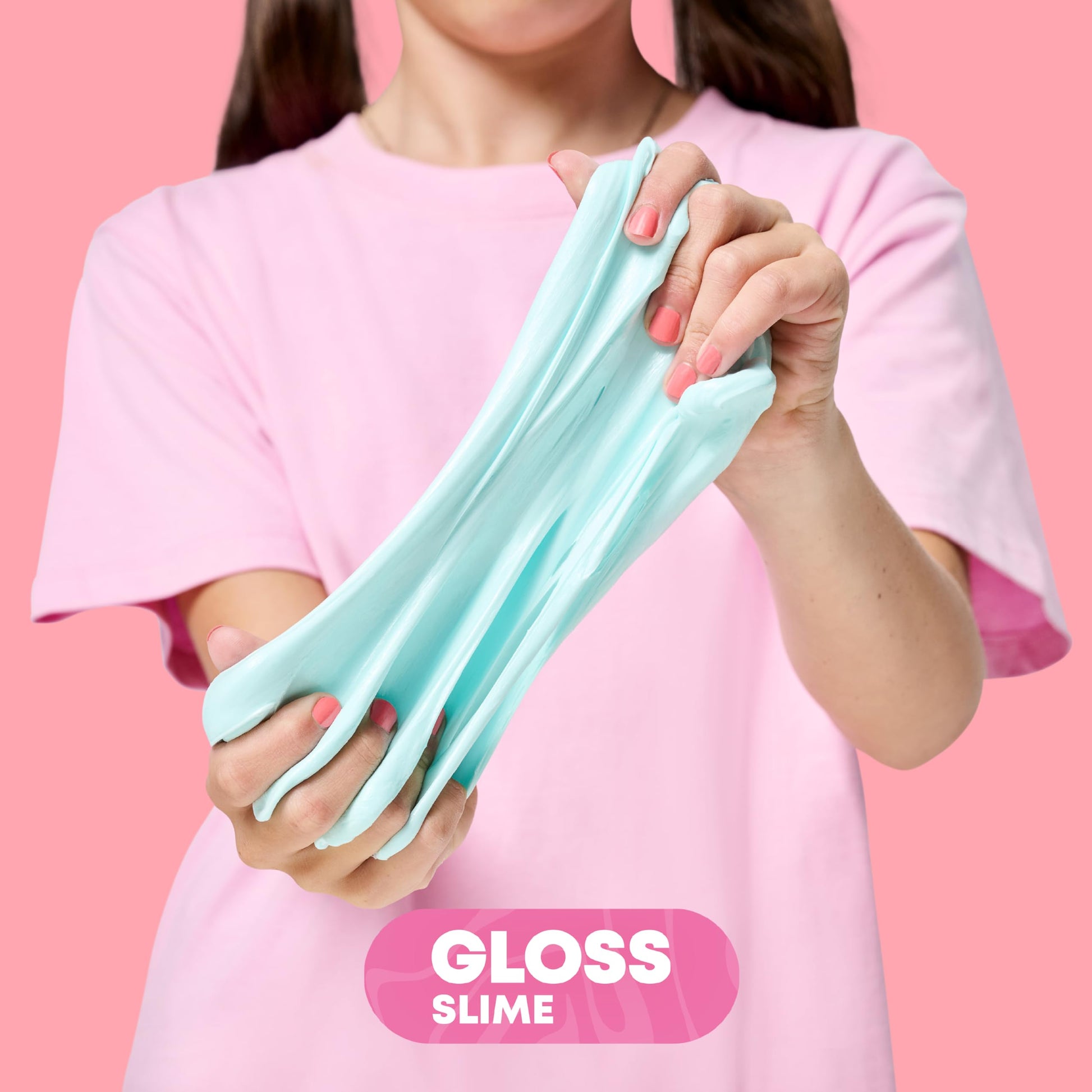 Gui Gui twin pack bundle featuring two scented slimes with clear and glossy textures, perfect for leveling up your slime collection.