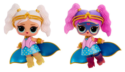 L.O.L. Surprise! Eye Spy Series Tots doll with blind packaging, color-change feature, fashions, and accessories.