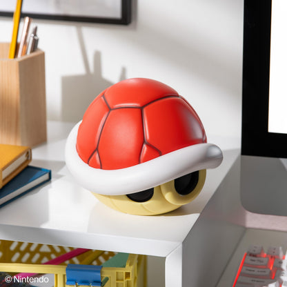 Super Mario Red Shell Light with Sound - Officially Licensed Nintendo Merchandise, Gaming Home Décor, Game Room Light | Paladone