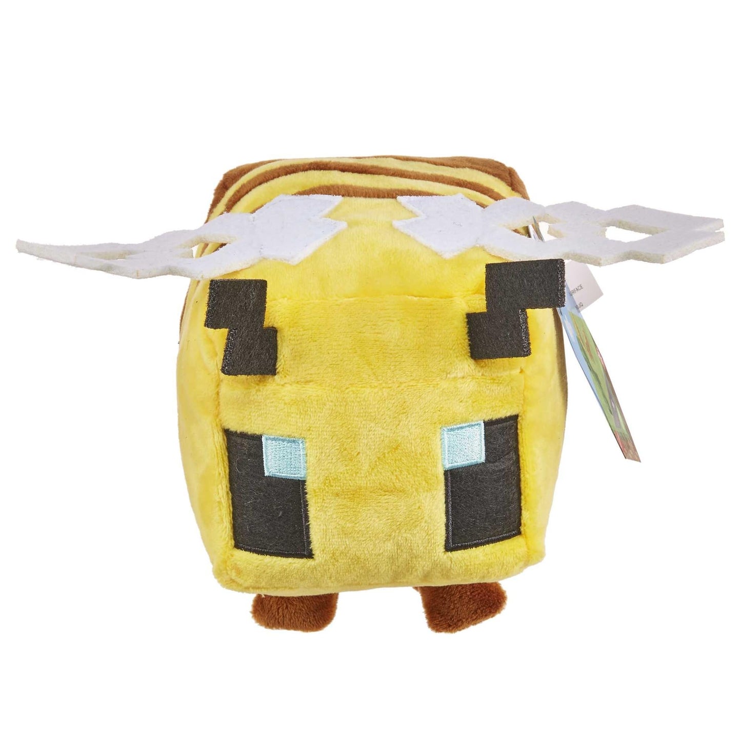 Mattel Minecraft Basic Plush Character Soft Dolls, Video Game-Inspired Collectible Toy Gifts for Kids & Fans Ages 3 Years Old & Up, HBN41, Black, 8" Bee