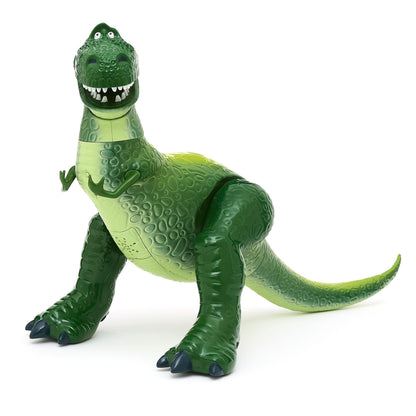 Disney Store Official Rex Interactive Talking Action Figure, Pixar's Toy Story, 34cm/13”, T-Rex Toy Featuring 15+ English Phrases, Interacts with Other Characters, Ages 3+