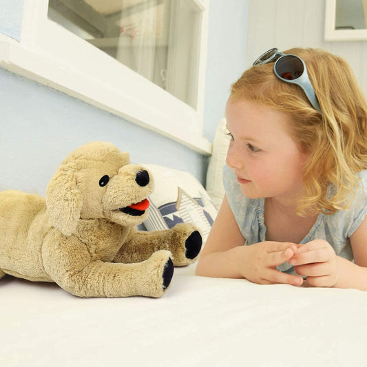 LotFancy Golden Retriever Teddy 53 cm, Large Dog Toys, Cuddly Dog Stuffed Animals Plush Toy, Gift for Kids Pets Girls, Christmas Toys