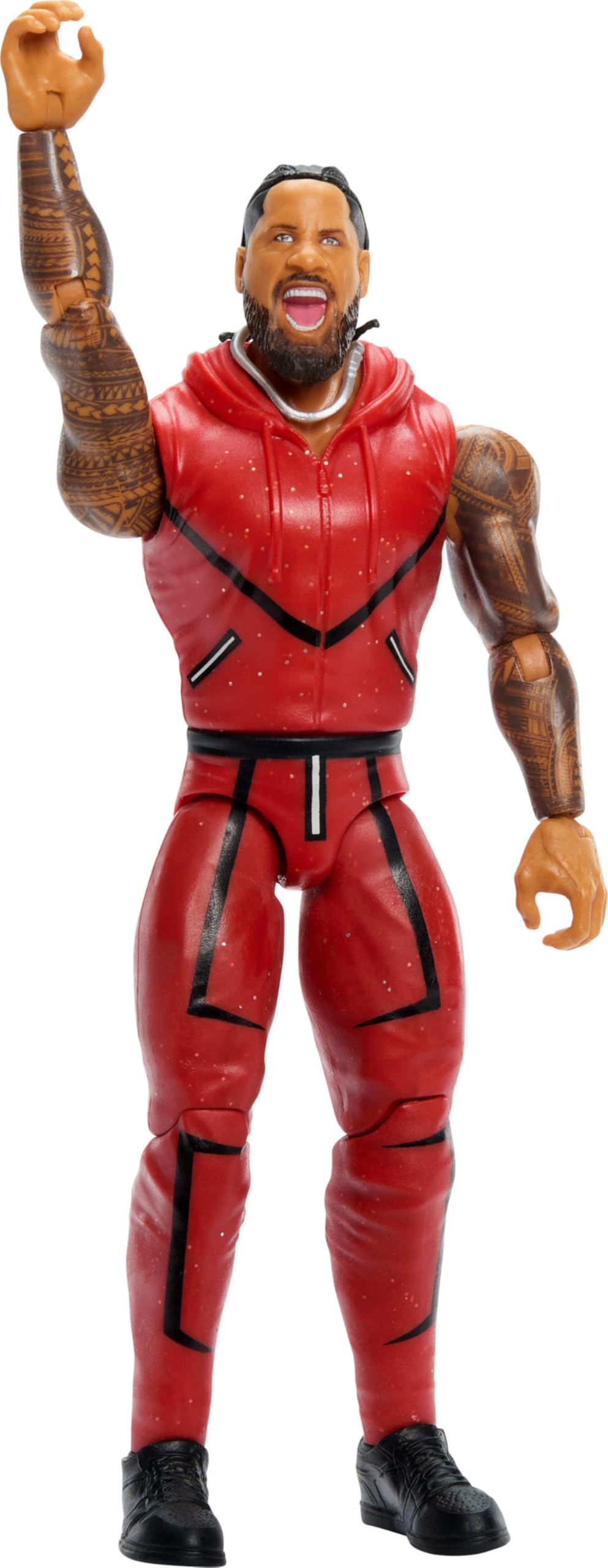 Mattel WWE Jimmy Uso Action Figure, Main Event Series #161, 6-inch Collectible Superstar with 14 Articulation Points & Life-Like Look, JHH88