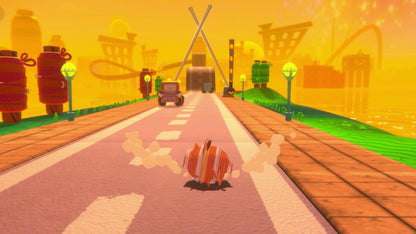 Bubsy 4D Pawsome Edition for Switch by Atari, featuring colorful game artwork with Bubsy the cat character and vibrant background.