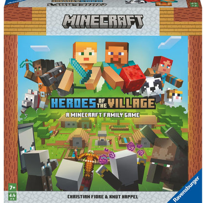 Ravensburger Minecraft Heroes of the Village Board Game for Kids Age 6 Years Up - 2 to 4 Players for Boys and Girls