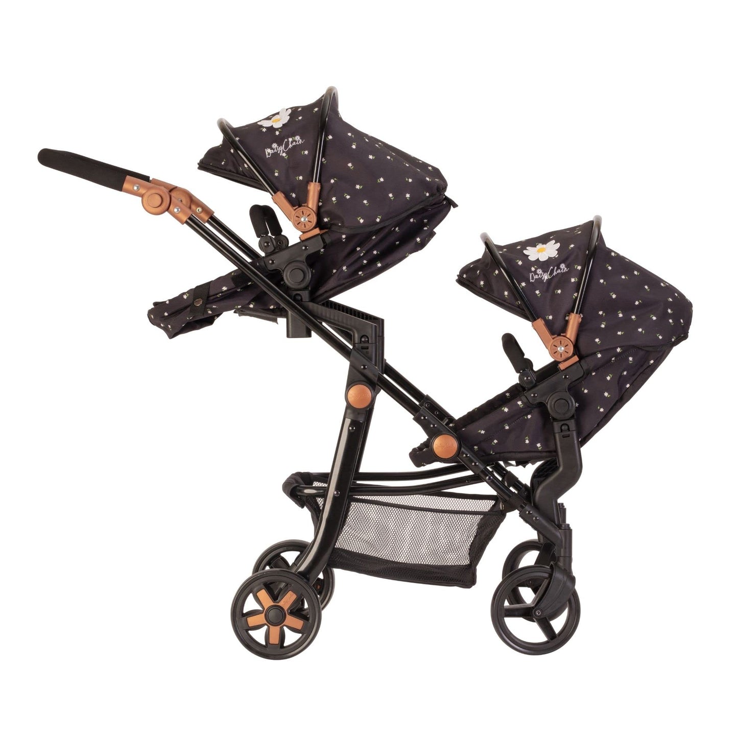 Daisy Chain Pinnacle Double Dolls Pram – The largest Dolls Pram in the World! Adjustable handle up to 95cm. For 7,8,9,10,11,12,13 years+. (Limited Edition Twilight)