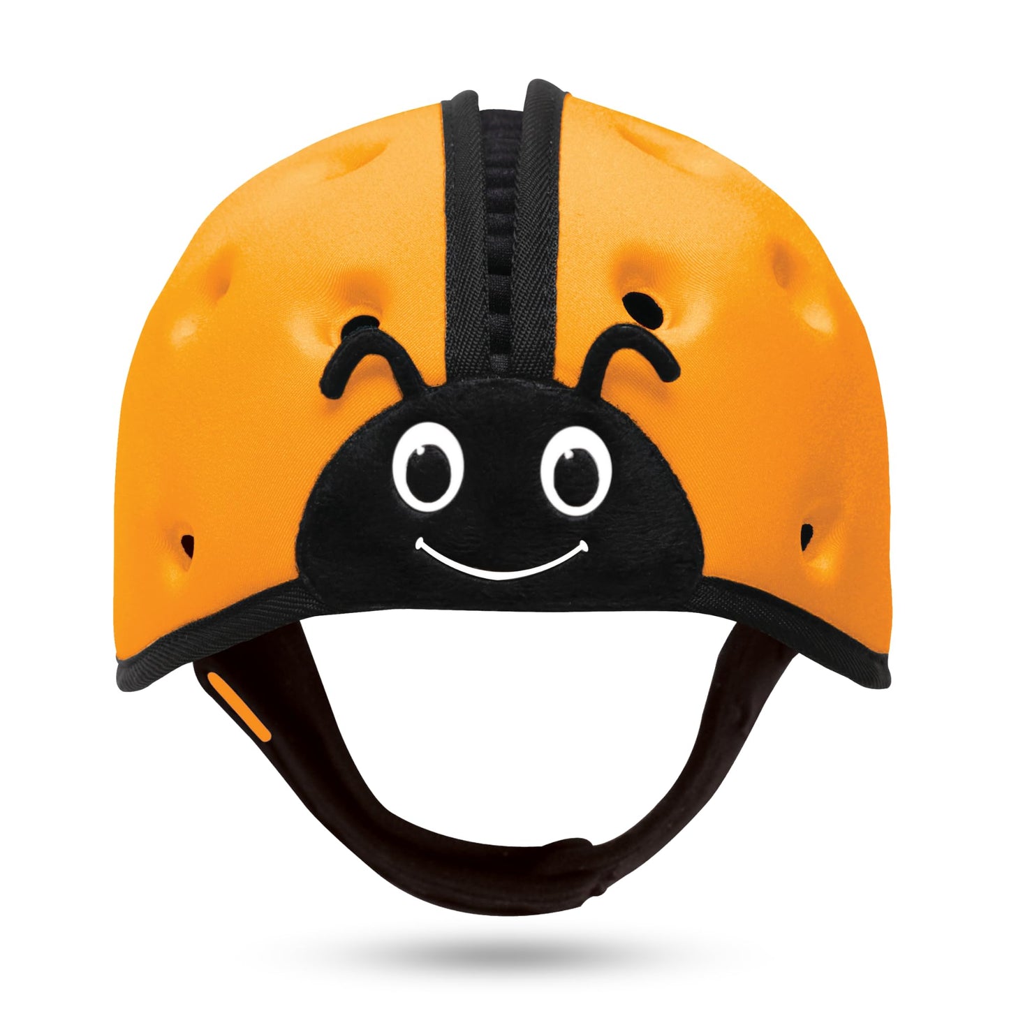SafeheadBABY Award-Winning Infant Safety Helmet Baby Helmet for Crawling Walking Ultra-Lightweight Baby Head Protector Expandable and Breathable Toddler Head Protection Helmets - Ladybird Orange