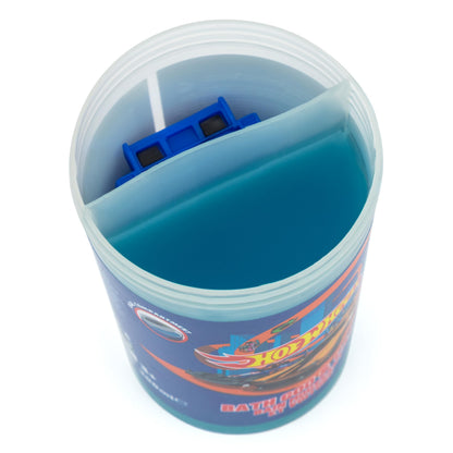 Kokomo Studio Children's Bath Goo 200ml with toy car, colorful slime in a container, ideal for fun bubble baths.