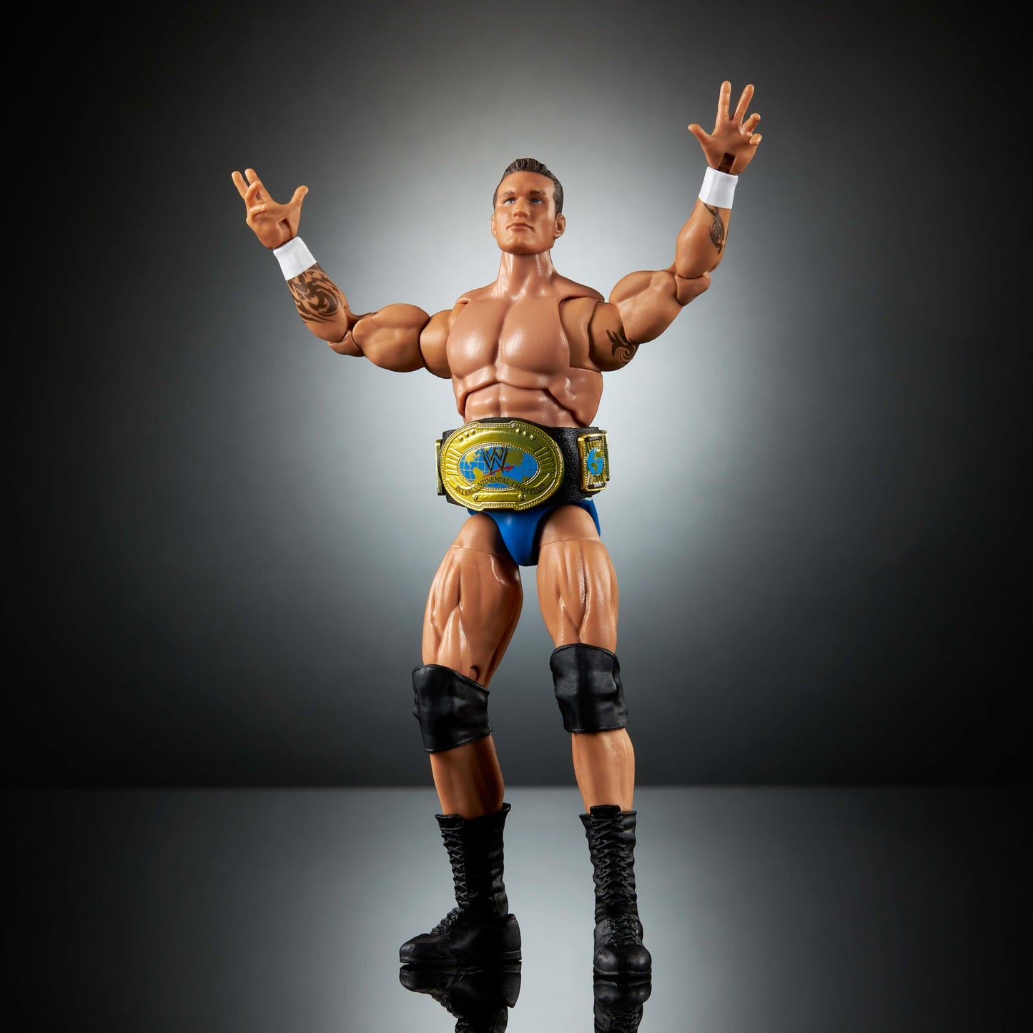 Mattel WWE Ultimate Edition Randy Orton 6-inch Action Figure & Accessories Fan Takeover Set, 10+ Pieces Include Swappable Heads & Hands, JCX43