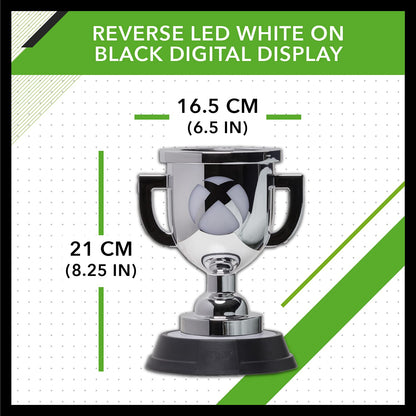 Silver XBOX Paladone achievement light, officially licensed gaming merchandise with illuminated design, PP7501XB.