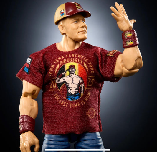 Mattel WWE Elite Action Figure & Accessories, Series #120, 6-inch Collectible John Cena with 25 Articulation Points & Swappable Hands, JGV13