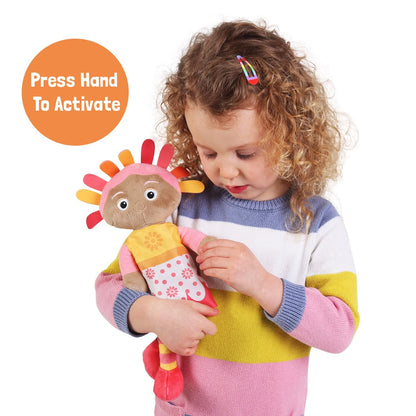 In the Night Garden Upsy Daisy Talking Teddy Bear, Cbeebies Cute & sensory toys. Comforting sounds. Kids Toys & Baby toys 0-6 months, Pink