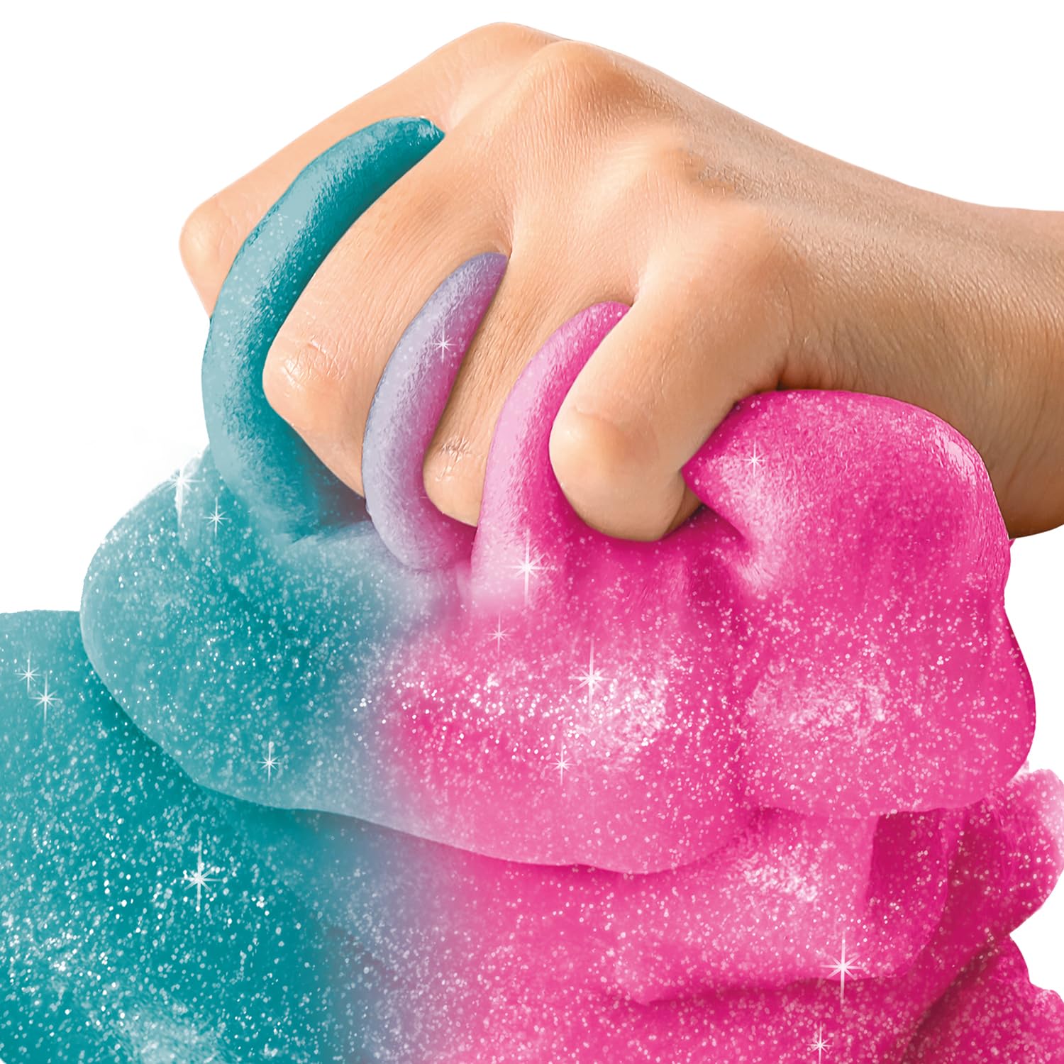 Colorful unicorn-themed slime in a collectible cup, stretchy sensory slime toy by So Slime for kids.