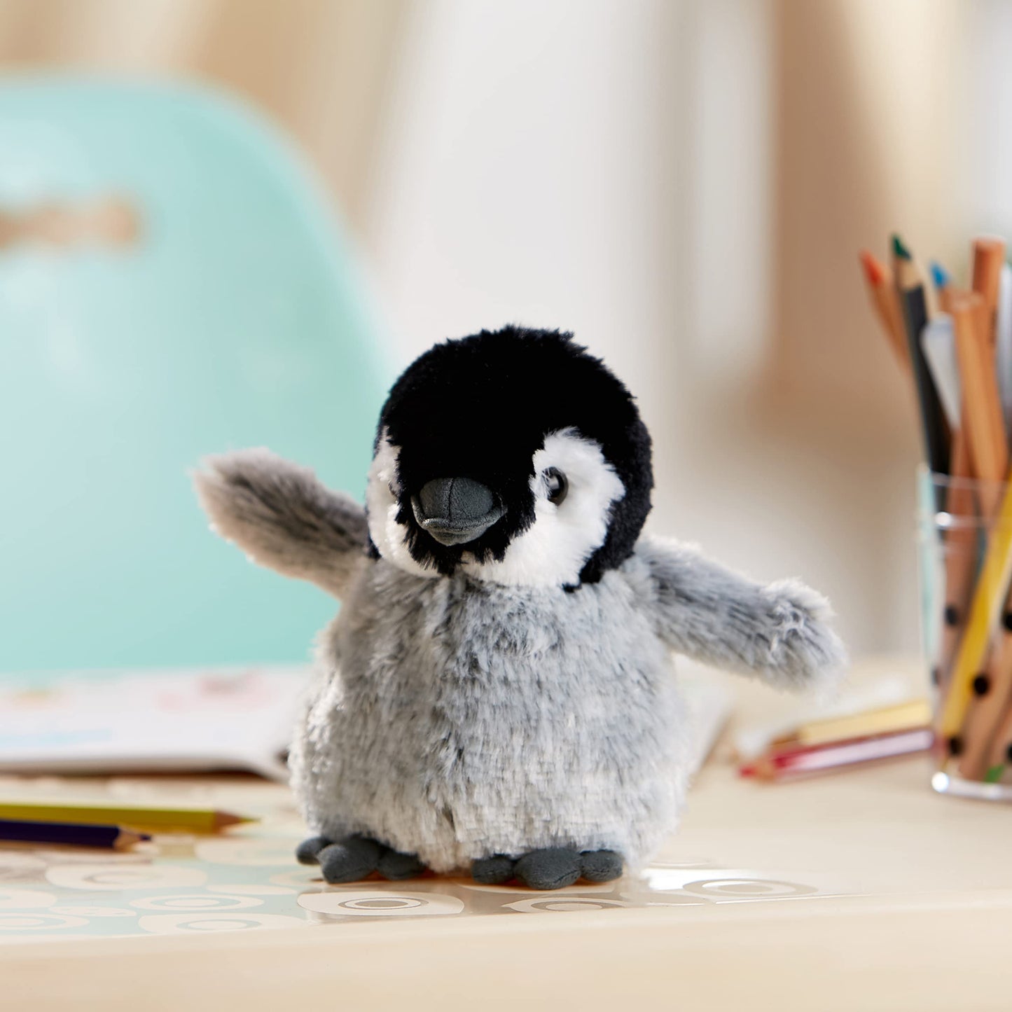 Wild Republic Playful Penguin Plush Soft Toy, Cuddlekins Cuddly Toys, Gifts for Kids 20 cm