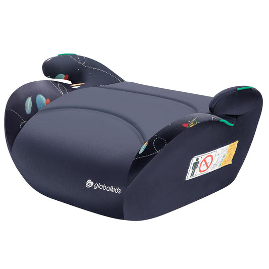 globakids I-Size Booster Car Seat - 125-150cm,Child Booster Seat,Comfortable, Compact & Lightweight,Portable Car Seats for Kids,ECE R129，(Navy)