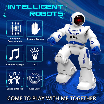 Kaybolge Kids Toys for 4 Year Old Boy Girls Remote Control Robot Kits with RC Smart Gesture Sensing Educational for Kids Christmas Birthday Gifts for 4 5 6 7 8 9 10 11 12 Years Old Boys Girls