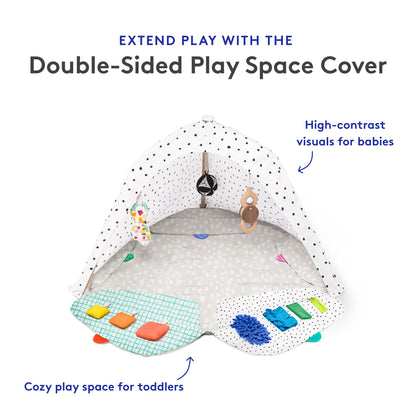 LOVEVERY | The Play Gym | Award Winning For Baby, Stage-Based Developmental Activity Gym & Play Mat for Baby to Toddler