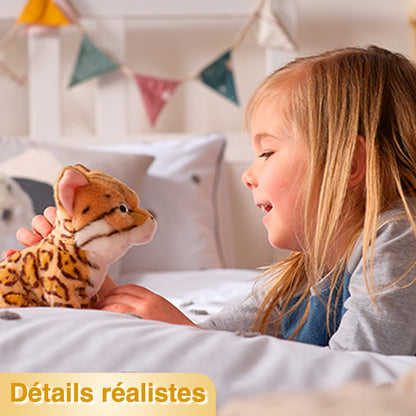 Living Nature Badger Soft Toy – Realistic Fluffy Animal Plush Teddy, Cuddly Stuffed Animal Gift for Kids & Babies, 27 cm