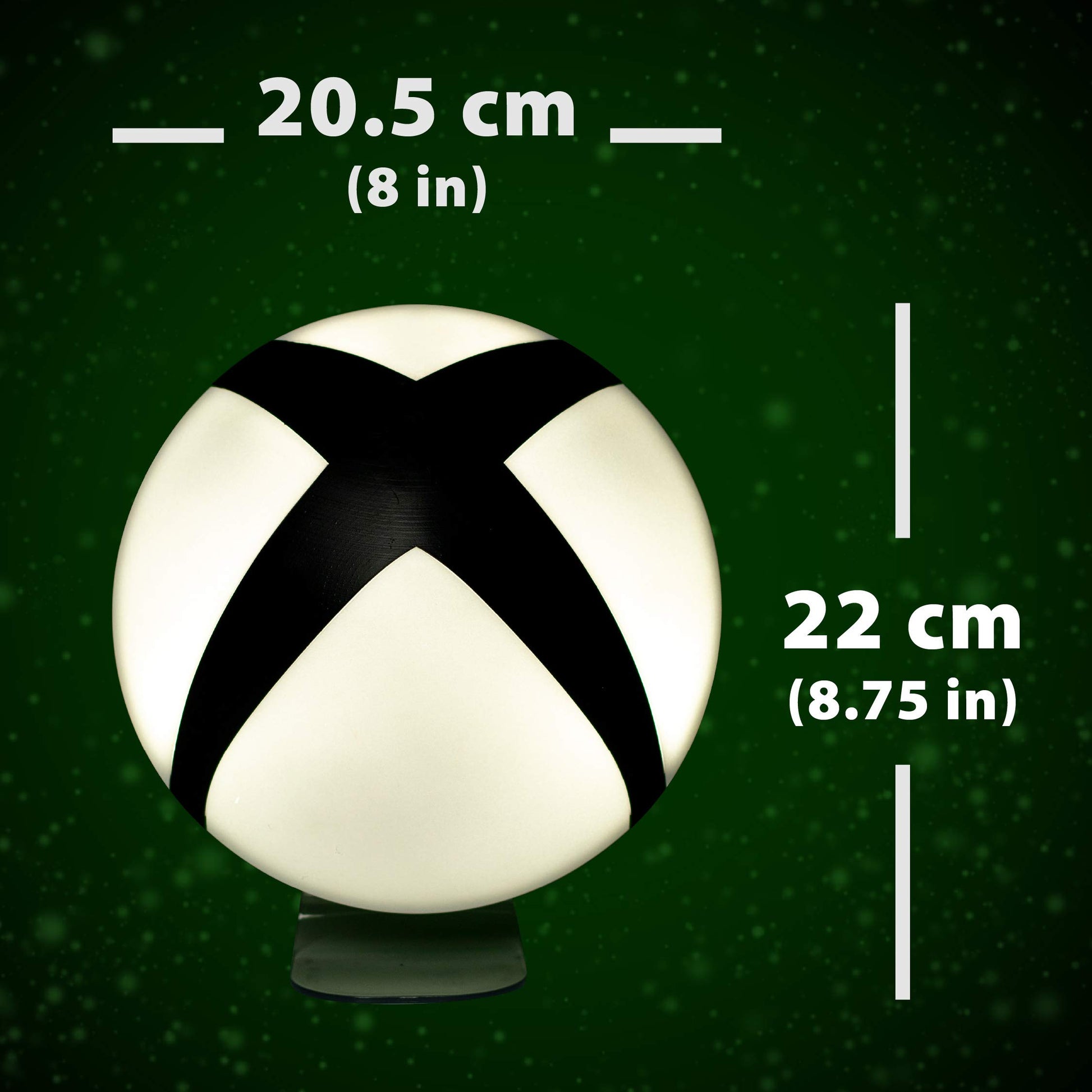 Paladone XBOX logo light, freestanding and wall-mountable LED sign with official licensed XBOX branding and illuminated design.