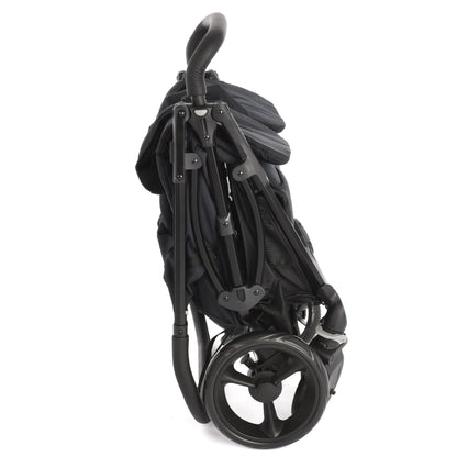 Roma Gemini 2 Double Stroller Base | Add Hood Pack for Compact Narrow 69 cm Wide Twin Pram | Suitable from Newborn to 22 kg Per Seat | Individual Seat Units Recline for Baby | Chassis and Wheels Only,