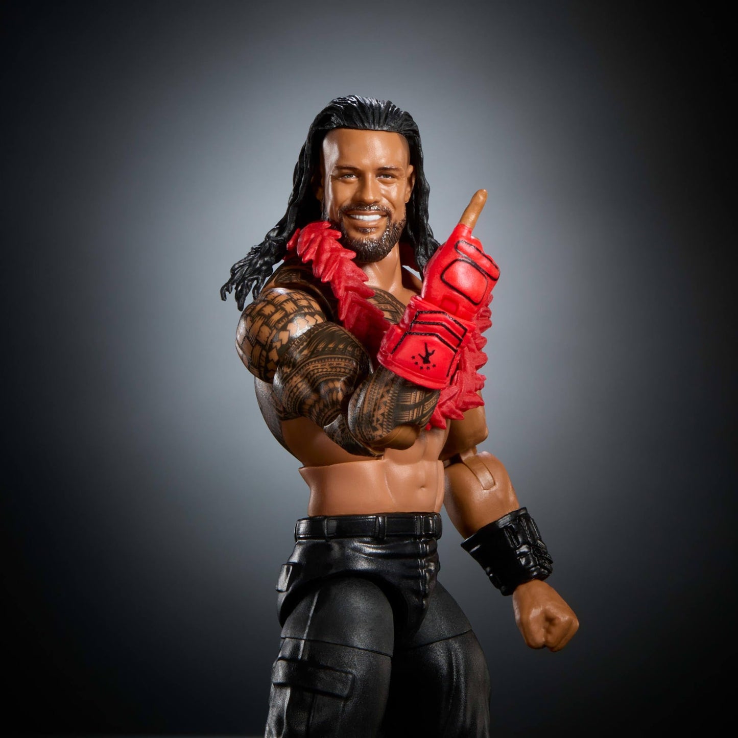 Mattel WWE Elite Collection Action Figure & Accessories, Premium Live Event Roman Reigns Set, SummerSlam with William Regal Build-A-Figure Parts, JCJ55