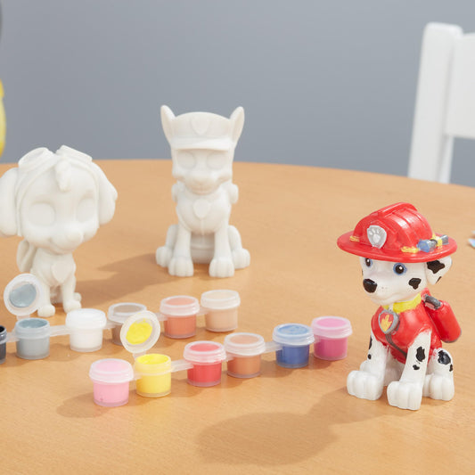 Melissa & Doug PAW Patrol Craft Kit - 3 Decorate Your Own Pup Figurines, Multicolor, 33265