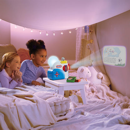Little Tikes Story Dream Machine Starter Pack with 3 Classic Fairytale Stories - Light, Sound, and Audio Projector for Kids - Includes 3 Stories and 1 Character - For Kids Ages 3+ Years