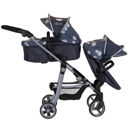 Daisy Chain Pinnacle Double Dolls Pram – The largest Dolls Pram in the World! Adjustable handle up to 95cm. For 7,8,9,10,11,12,13 years+. (Daisy Dot)
