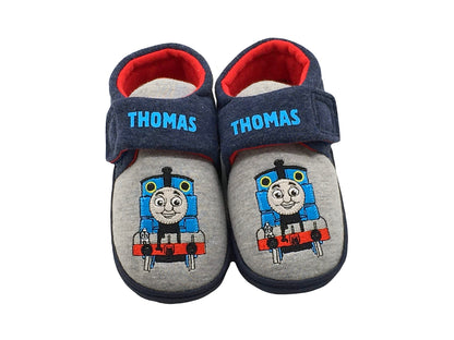 Thomas & Friends Boys Thomas the Tank Engine Slippers, Size 7, Grey