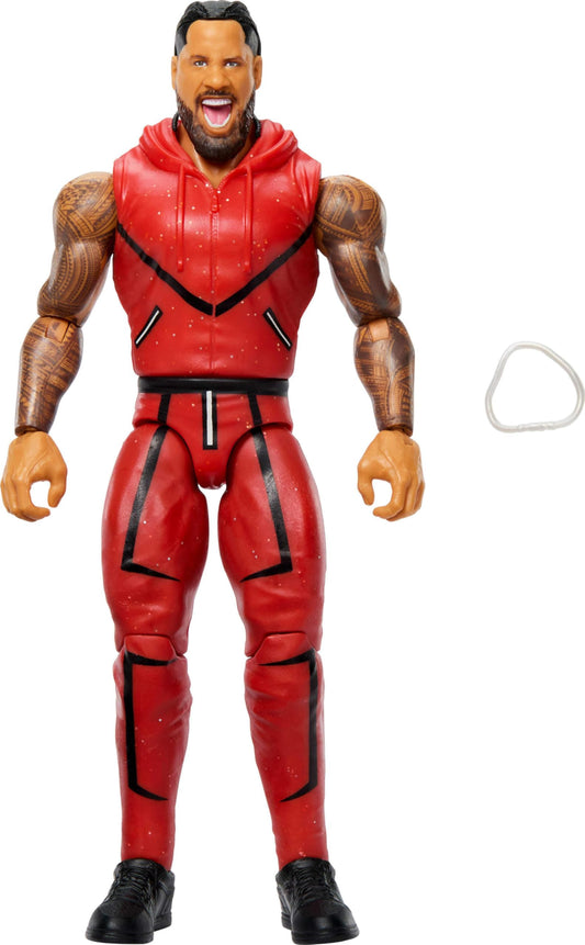 Mattel WWE Jimmy Uso Action Figure, Main Event Series #161, 6-inch Collectible Superstar with 14 Articulation Points & Life-Like Look, JHH88