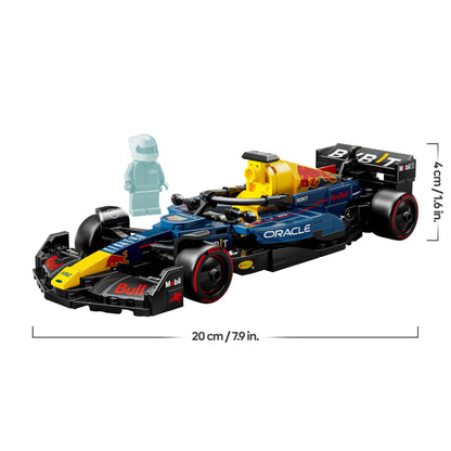 LEGO Speed Champions Oracle Red Bull Racing RB20 F1 Race Car Model with a Collectible Formula 1 Driver Minifigure - Display Set for Adult Motorsport & Racing Fans 77243