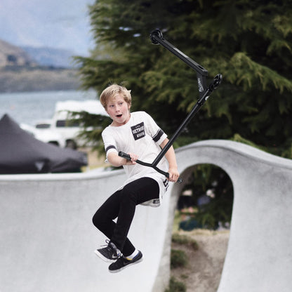 FREEDARE Pro Stunt Scooter Complete Trick Scooter for Kids 8 Years and Up, Teens, Adults, Boys and Girls, Freestyle Street for Intermediate and Beginner Skate Park (Black)