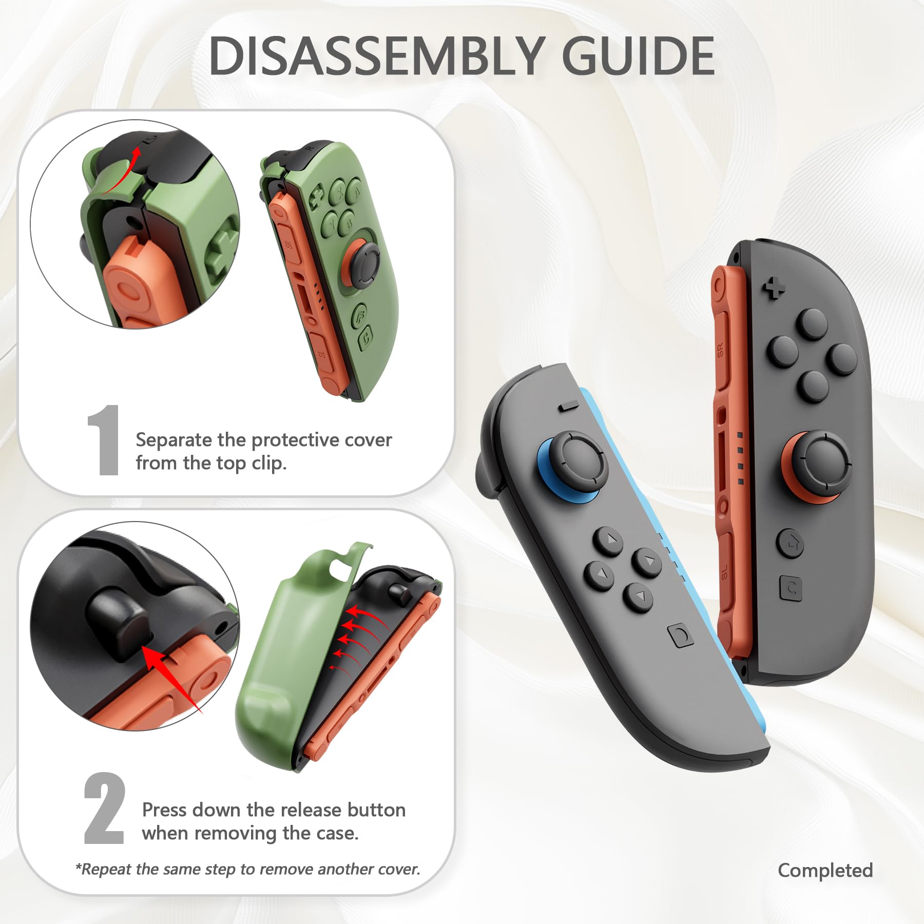 playvital solid green Nintendo Switch 2 protective case with hard shell, foldable stand, thumb grips, and dockable design