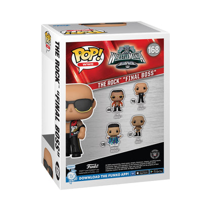 Funko POP! WWE: the Rock - Dwayne The Rock Johnson - Final Boss - (WrestleMania 40) - Collectable Vinyl Figure - Gift Idea - Official Merchandise - Toys for Kids & Adults - Sports Fans