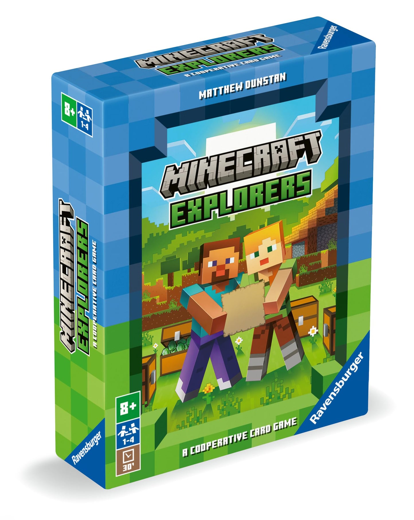 Ravensburger Minecraft Gifts - Explorers Cooperative Strategy Card Games for Adults and Kids Age 8 Years Up - 2 to 4 Players - 2024