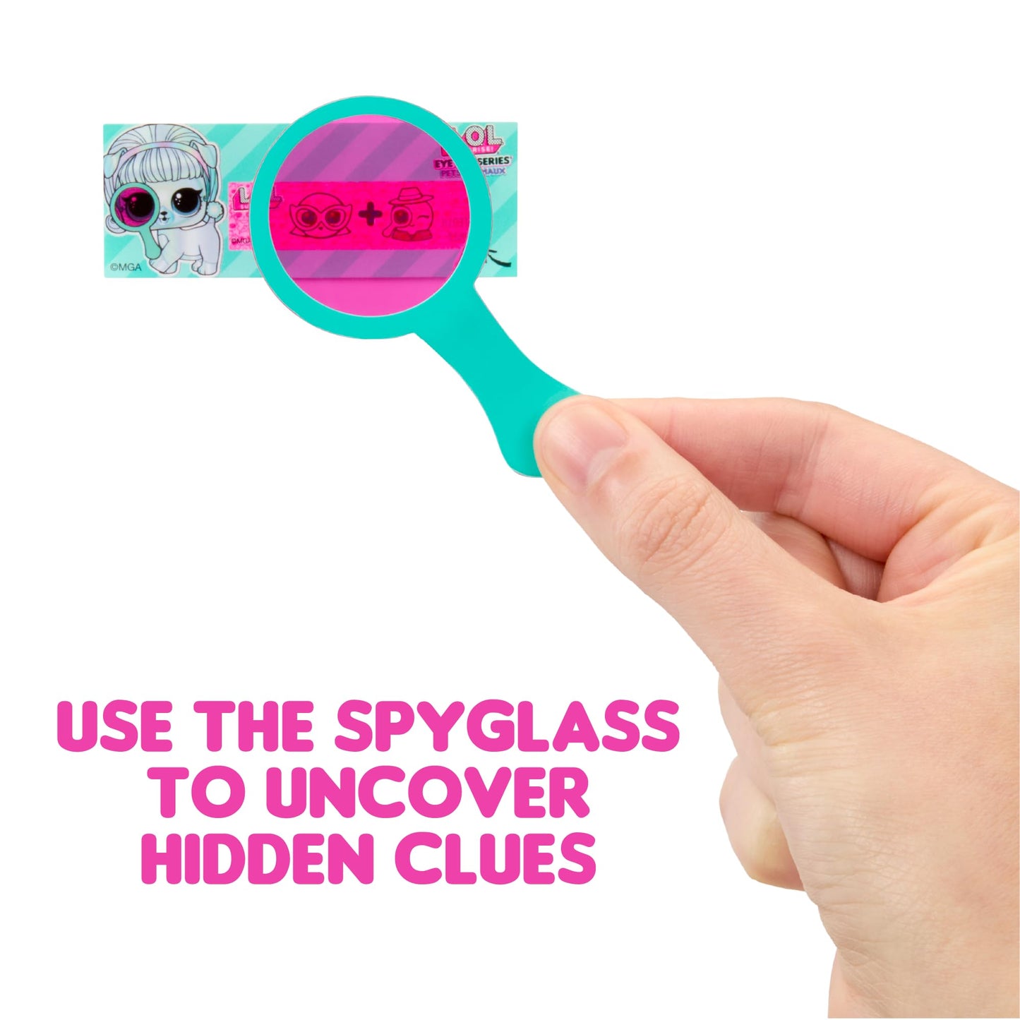 L.O.L. Surprise! Eye Spy Series Pets - Includes 1 Doll, with Colour Change Features, Blind Packaging, Collect All 8 Dolls