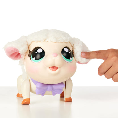 Little Live Pets - My Pet Lamb | Soft and Wooly Interactive Toy Lamb That Walks, Dances 20+ Sounds & Reactions, Batteries Included, For Kids Ages 5+,