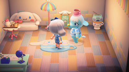 Nintendo Animal Crossing Amiibo Cards by Cosy Companions, Sanrio collaboration, featuring two colorful collectible cards.