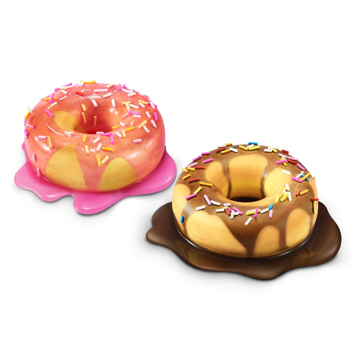 Slime Mart small slime bag with colorful compound slime for kids, perfect for arts and crafts or making donut-shaped slime toys.