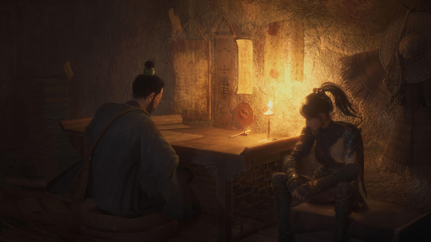 WUCHANG: Fallen Feathers Day One Edition for PS5 game case with artwork, published by 505 Games.