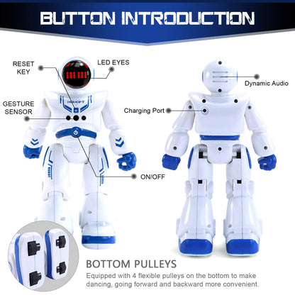 Kaybolge Kids Toys for 4 Year Old Boy Girls Remote Control Robot Kits with RC Smart Gesture Sensing Educational for Kids Christmas Birthday Gifts for 4 5 6 7 8 9 10 11 12 Years Old Boys Girls